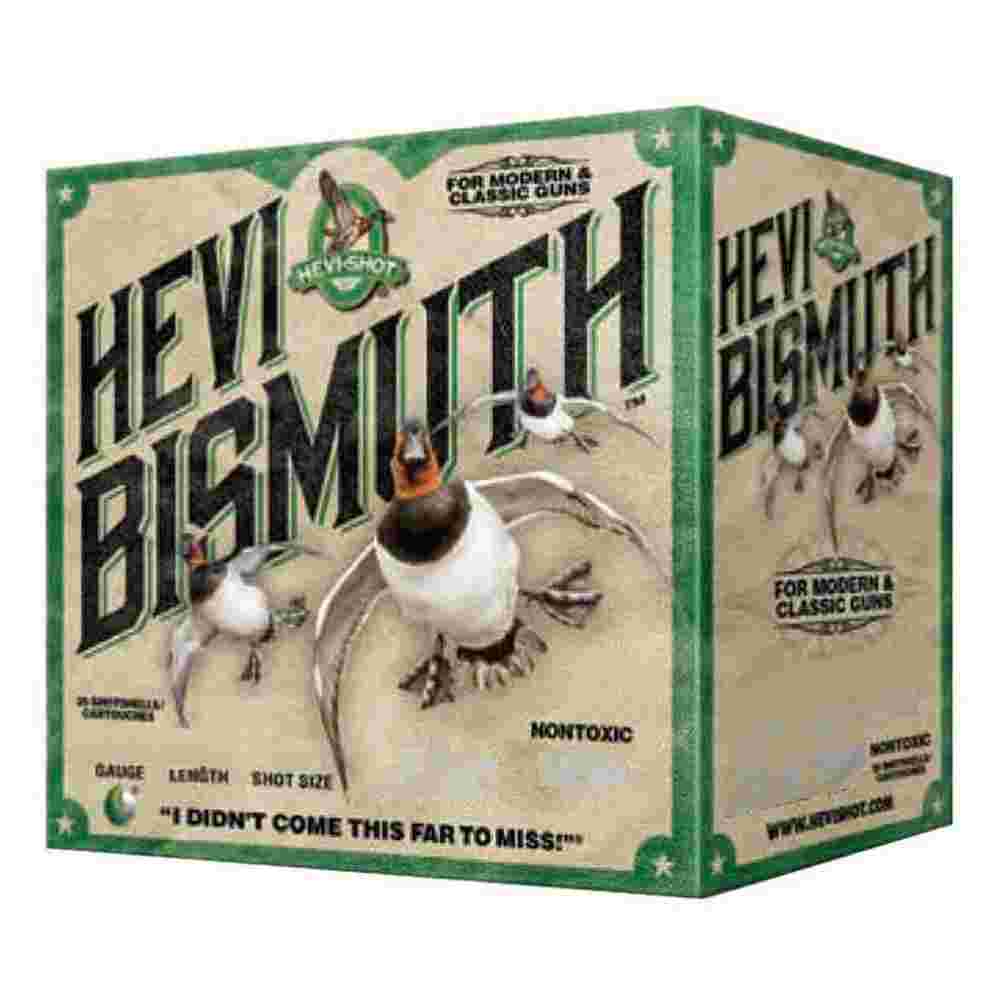 HEVI-SHOT HEVI BISMUTH 10 GA 3.5 IN 4 SHOT 1 3/4OZ - 25/BOX 3 HEVI-SHOT HEVI BISMUTH 10 GA 3.5 IN 4 SHOT 1 3/4OZ - 25/BOX