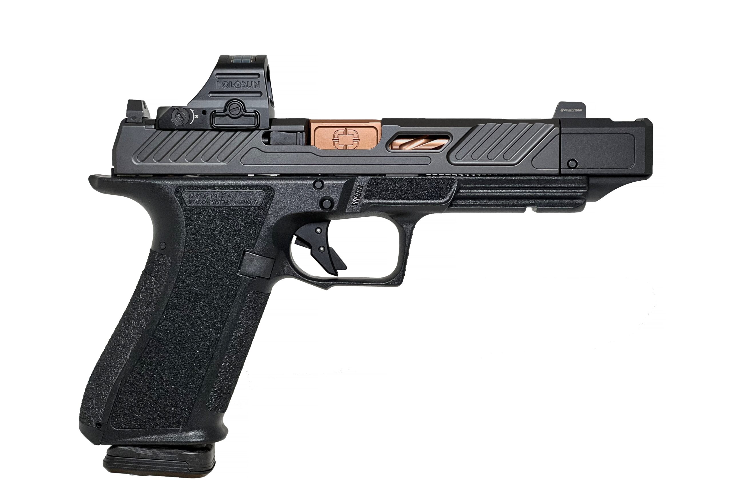 SHADOW SYSTEMS DR920P ELITE 9MM BK/BZ HS 17+1 3 SHADOW SYSTEMS DR920P ELITE 9MM BK/BZ HS 17+1