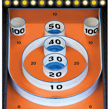 Action Target GSSKEE100 Entertainment  Skee-Ball Paper Hanging 23" x 35" Multi-Color 100 Per Box