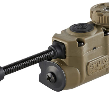 Streamlight  Sidewinder Stalk Helmet Light 23/28/57/76 Lumens White White/Red/Green/Blue/IR LED Bulb Coyote 28 Meters Distance Features Arc Rail Mount & Assembly