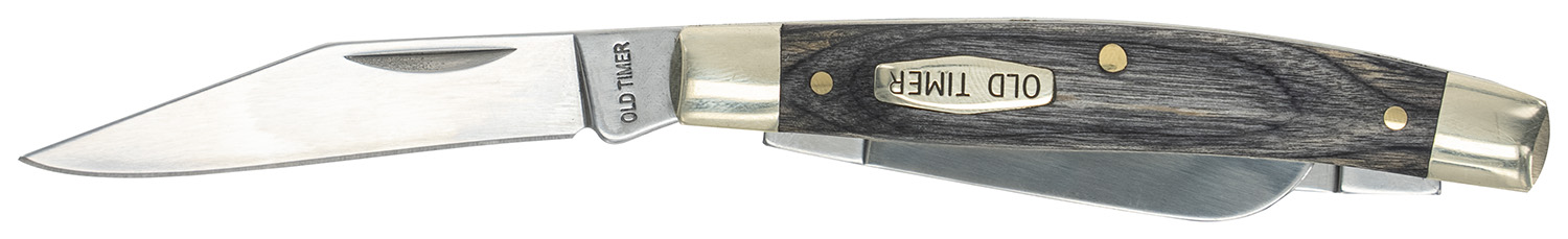 Old Timer 1149100 Heritage Series Middleman 340T 2" 1.70" 2.40" Folding Clip Point/Pen/Sheepsfoot D2 Steel Blade, 3.70" Gray Wood Laminate Handle 3 Old Timer 1149100 Heritage Series Middleman 340T 2" 1.70" 2.40" Folding Clip Point/Pen/Sheepsfoot D2 Steel Blade, 3.70" Gray Wood Laminate Handle