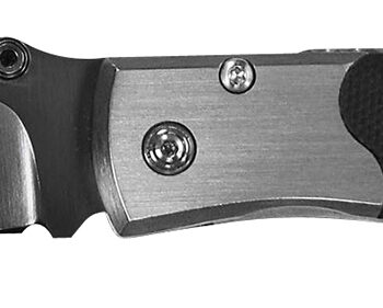 Camillus 18671 Pristine  3" Folding Drop Point Plain Black VG-10 Carbonitride Titanium Blade, Black/Silver G10/SS Handle