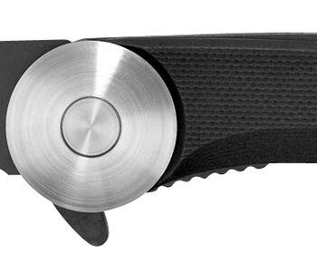 Camillus 19640 Cirque  2.75" Folding Drop Point Plain Black AUS-8 Carbonitride Titanium Blade, Black G10 Handle