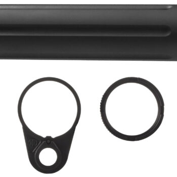 Primary Weapons 4G2BTPB-1F Castle Nut  7075 T-6 Aluminum Black Anodized