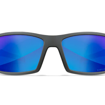 Wiley X SSTWI09 Twisted  M/L Blue Mirror Lens Polycarbonate Matte Gray Frame