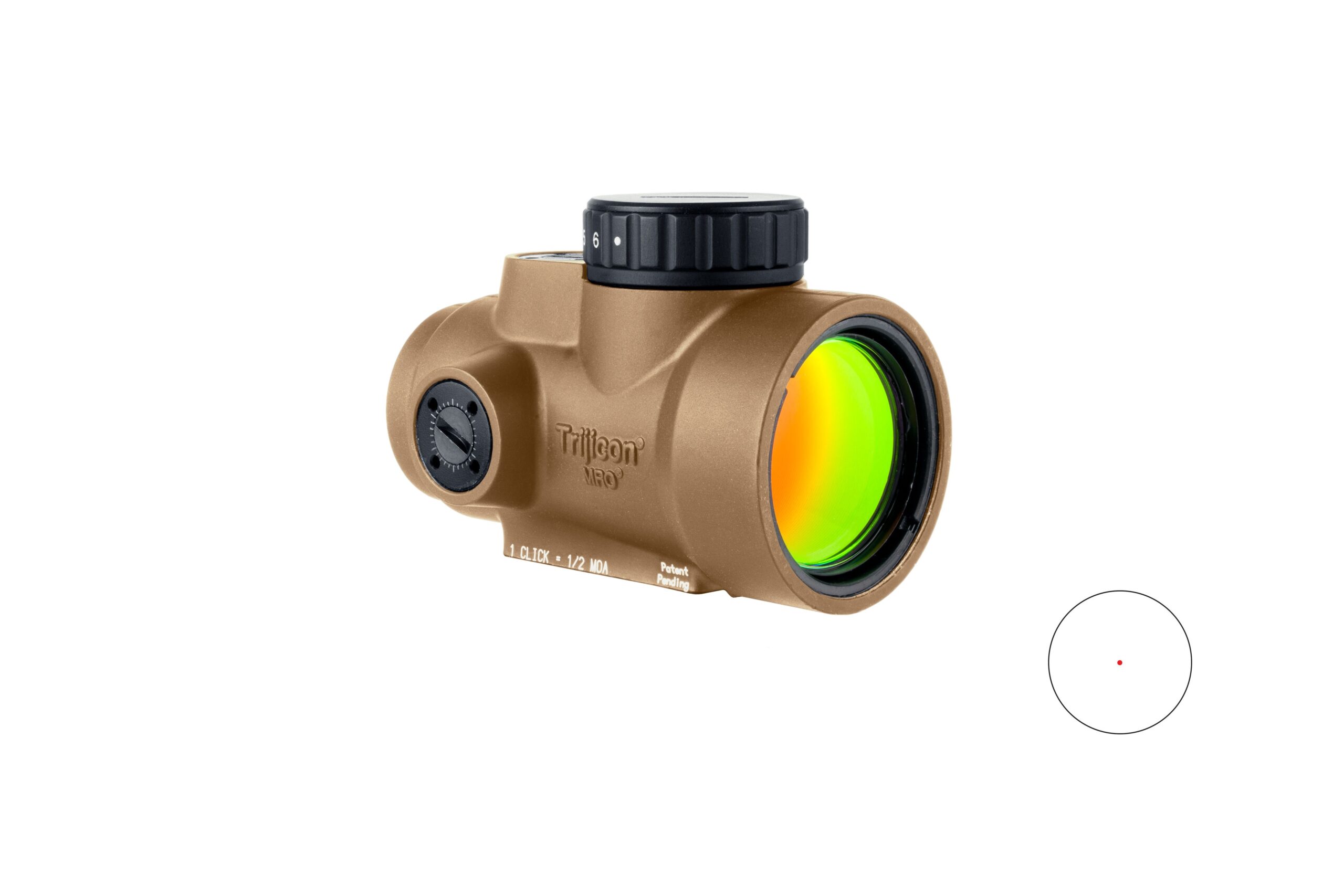 TRIJICON MRO SD 1X25 2MOA COYOTE REDDOT 3 TRIJICON MRO SD 1X25 2MOA COYOTE REDDOT