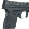 Talon Grips 207R Adhesive Grip Textured Black Rubber for Springfield XD-S 9,40,45 with Small Backstrap 2 27300