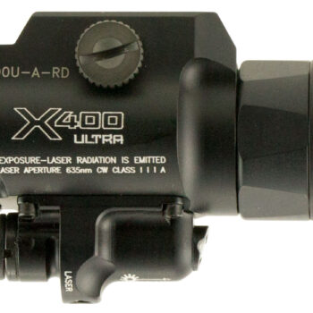 SureFire X400UARD X400U-A-RD Ultra Black Anodized 1,000 Lumens White LED/Red Laser