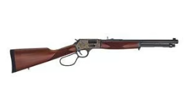 HENRY CASE HARDENED SIDE GATE LEVER ACTION RIFLE RIL 30-30 20 IN OCT BBL BLUE/WALNUT 5 RD
