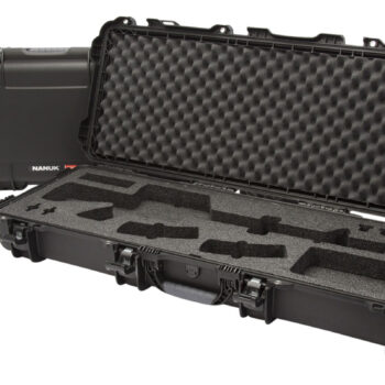 Nanuk 990AR01 990  Black Polymer w/ Foam Padding Lockable Latches & Wheels