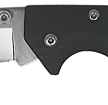 AccuSharp 711C Lockback  3" Folding Clip Point Plain Stainless Steel Blade/Black FRN Handle Includes Allen Wrench