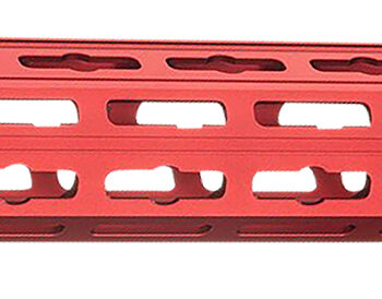Strike Industries GRIDLOK-LITE-17-RED GridLok Lite with Quick Rail Detach System 17"L 1.57"D M-LOK Red Aluminum for AR-15