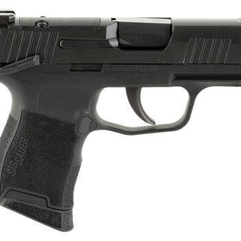 Sig Sauer 365380BSSMS P365  Micro-Compact 380 ACP 10+1 3.10" Black Carbon Steel Barrel, Black Nitron Optic Ready/Serrated Slide & Frame w/Sig Rail, Black Polymer Grips, Manual Safety, Right Hand