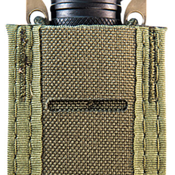 High Speed Gear 41PT00OD TACO Duty Single Pistol Mag, OD Green Nylon with MOLLE Exterior, Fits MOLLE & 2" Belt