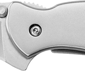 Kershaw 1600 Chive  EDC 1.90" Folding Drop Point Plain Bead Blasted 420HC SS Blade, Bead Blasted Stainless Steel Handle