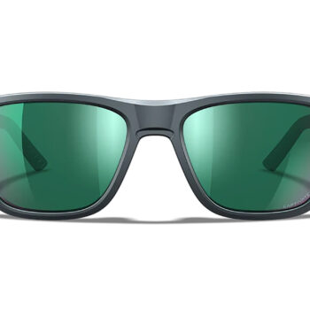 Wiley X AC6OVN17 Ovation  Green Mirror Lens Dark Gray Frame