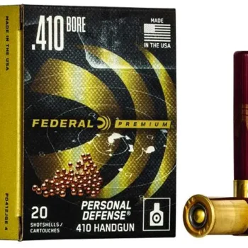 FEDERAL PERSONAL DEFENSE AMO 410GA 2-1/2" #4 BUCK 20RD (10 BOX CASE)