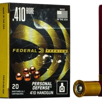 FEDERAL PERSONAL DEFENSE AMO 410GA 3" 5 PELLET 000 BUCK 20RD (10 BOX CASE)
