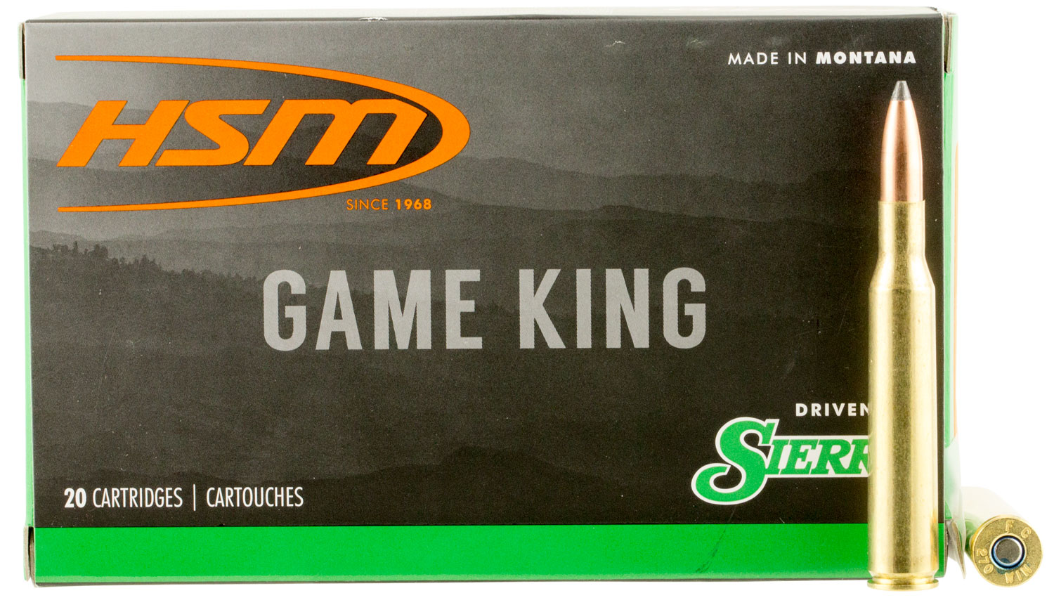 HSM 27013N Game King 270 Win 150 gr Sierra GameKing Spitzer Boat Tail 20 Per Box/ 20 Case 3 HSM 27013N Game King 270 Win 150 gr Sierra GameKing Spitzer Boat Tail 20 Per Box/ 20 Case