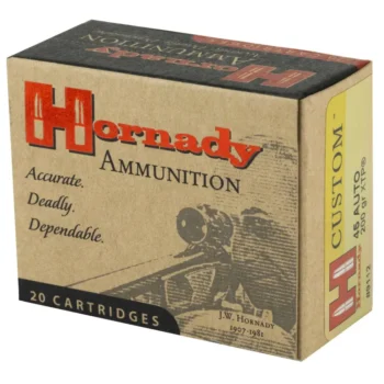 Alternative view of HORNADY CUSTOM AMO 45 AUTO 200GR XTP HP 20RD (10 BOX CASE)