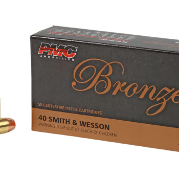 PMC 40B Bronze  40S&W 165gr Jacketed Hollow Point 50 Per Box/20 Case
