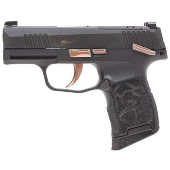 SIG SAUER P365-380 ROSE MS HGA 380 AUTO 3.1IN BBL SF NITRON BLACK XRAY3 NS MOD POLY GRIP 2-10RD MAGS