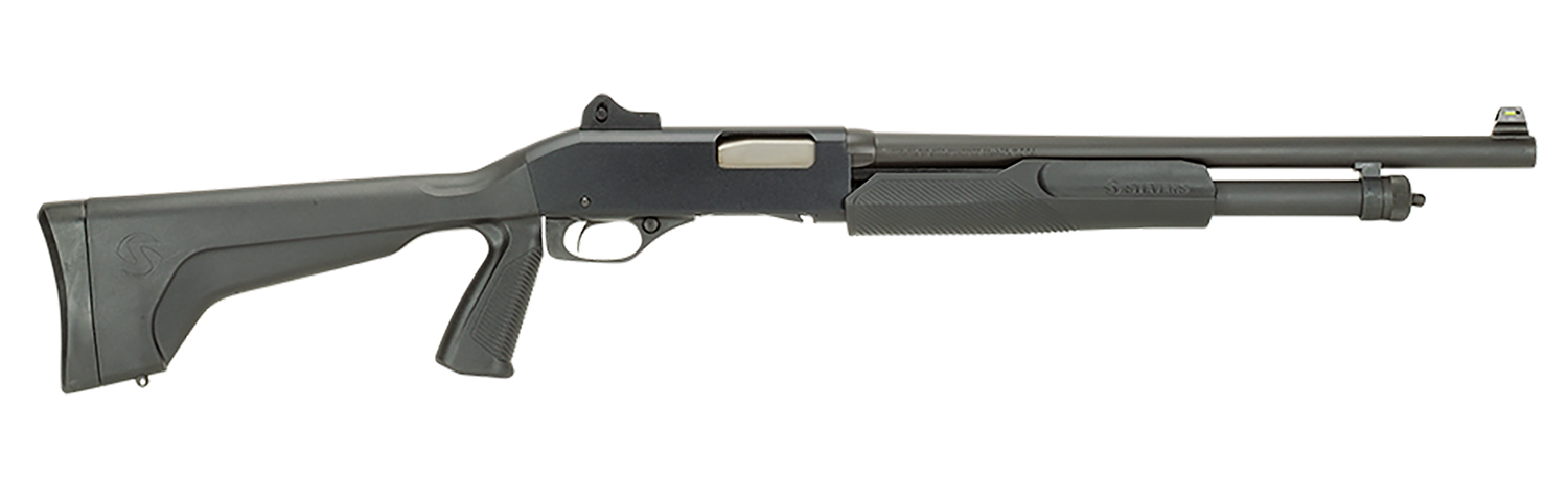 Stevens 19495 320 Security 12 Gauge 3" 5+1 18.50" Matte Blued Carbon Steel Barrel/Rec., Matte Black Fixed Pistol Grip Stock, Ghost Ring Sight Includes Fixed Cylinder Bore Choke 2 Stevens 19495 320 Security 12 Gauge 3" 5+1 18.50" Matte Blued Carbon Steel Barrel/Rec., Matte Black Fixed Pistol Grip Stock, Ghost Ring Sight Includes Fixed Cylinder Bore Choke