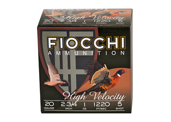 FIOCCHI 20GA #5 HV LEAD HUNT 25/250