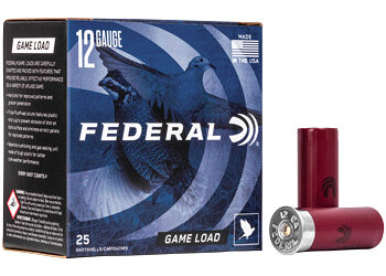 FED GAME LOAD 12GA 2 3/4" #6 25/250