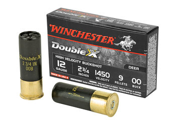 WIN DBL X HV 12GA 2.75" 00BK 9P 5/