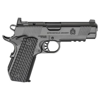 Springfield 1911 TRP AOS Black Handgun .45 Auto 7rd Magazines(3) 4.25" Barrel Optic Cut and Carry Rail