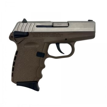 SCCY CPX1 9MM STAINLESS BROWN 10RD