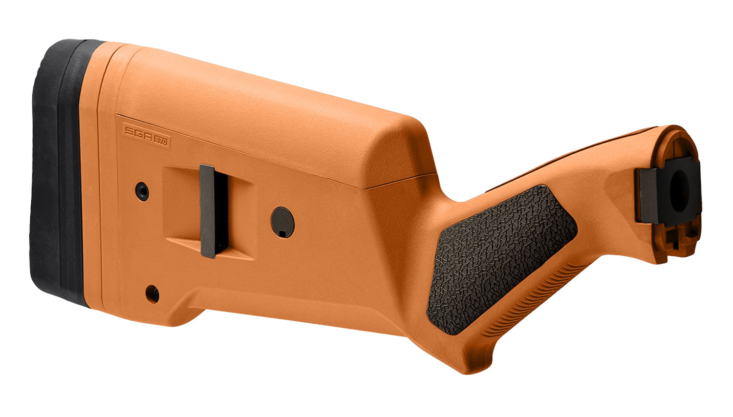 Magpul MAG460-ORG SGA Stock Fixed Orange Synthetic for Remington 870 12 GA 3 Magpul MAG460-ORG SGA Stock Fixed Orange Synthetic for Remington 870 12 GA
