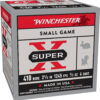 Winchester Ammo X414 Super X Heavy Game Load High Brass 410Gauge 2.50" 1/2oz 4Shot 25 Per Box/10 Case 1 116935