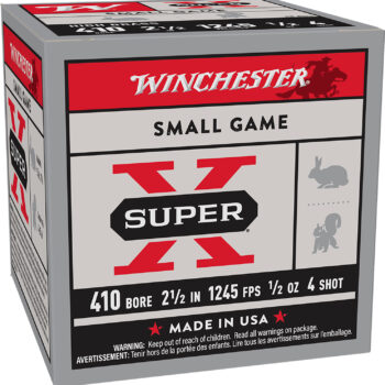 Winchester Ammo X414 Super X Heavy Game Load High Brass 410Gauge 2.50" 1/2oz 4Shot 25 Per Box/10 Case