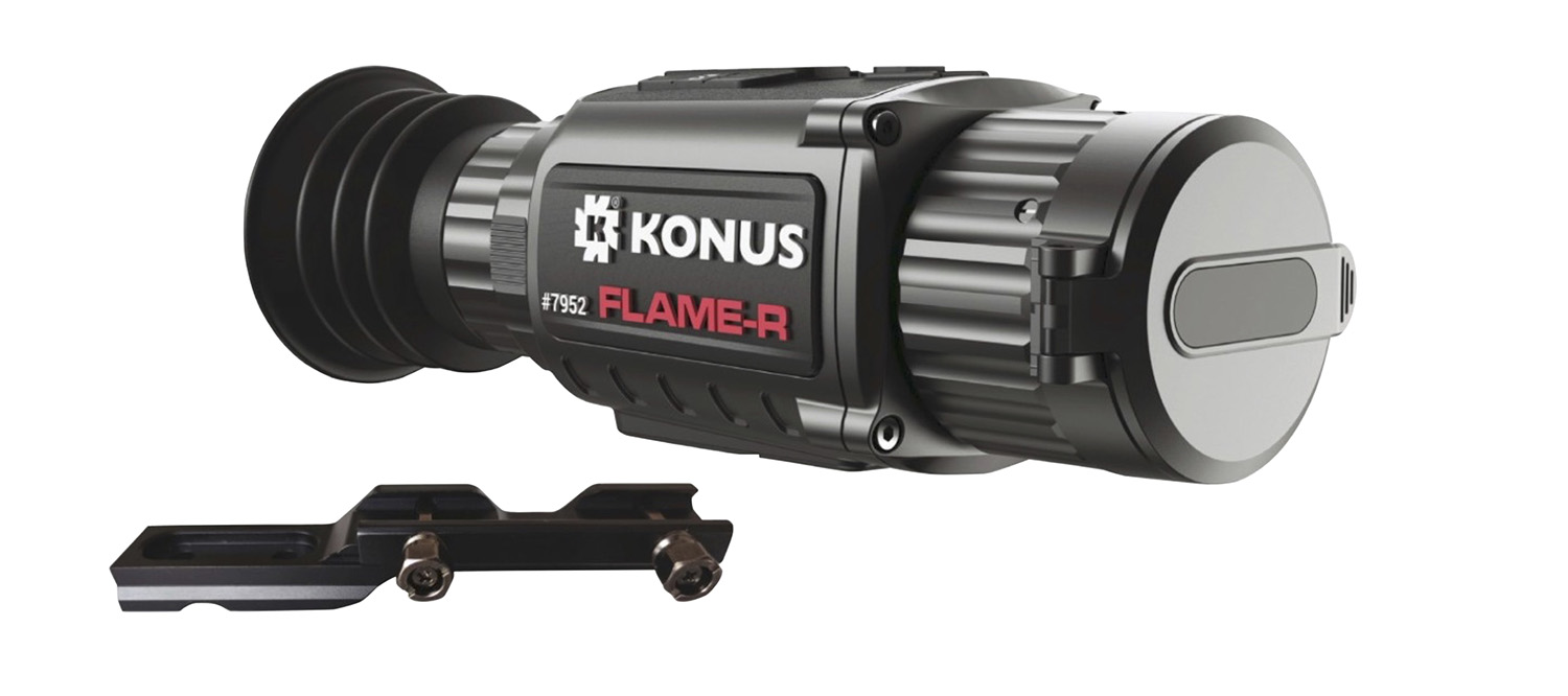 Konus 7952 Flame-R Thermal Rifle Scope Hand Held/Mountable Scope Black 2.5-20x Multi Reticle 256x192 Resolution Zoom Digital 1x/2x/4x/8x 3 Konus 7952 Flame-R Thermal Rifle Scope Hand Held/Mountable Scope Black 2.5-20x Multi Reticle 256x192 Resolution Zoom Digital 1x/2x/4x/8x