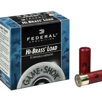 FEDERAL GAME SHOK HI-BRASS AMO 20GA #7.5 2-3/4 1 OZ 25RD (10 BOX CASE)