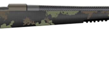 Fierce Firearms FCR300PRC24TF Carbon Rage  Full Size 300 PRC 3+1 24" Black C3 Carbon Fiber Barrel, Tungsten Gray Cerakote Stainless Steel Receiver, Forest Green Fixed Fierce Tech C3 Stock, Right Hand