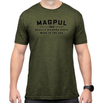 Magpul MAG1112-317  Go Bang Parts Olive Drab Heather Cotton/Polyester Short Sleeve Medium