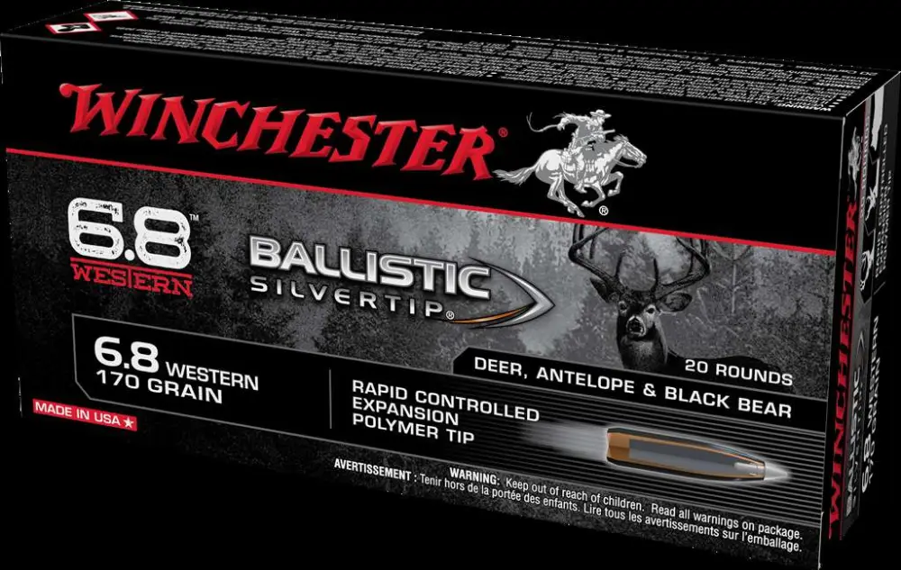 WINCHESTER BALLISTIC SILVERTIP AMO 6.8WST 170GR BST 20RD (10 BOX CASE) 6 WINCHESTER BALLISTIC SILVERTIP AMO 6.8WST 170GR BST 20RD (10 BOX CASE) - Image 4