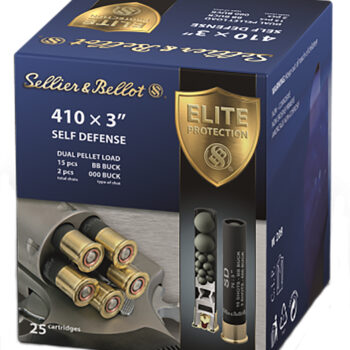 Sellier & Bellot SB410SDB Self Defense  410Gauge 3" 15Pellets 11/16oz 000Buck Shot 25 Box/20 Case