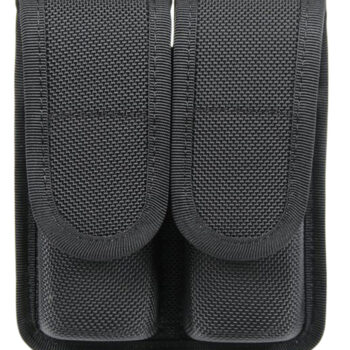Blackhawk 44A001BK Double Mag Pouch  Black Cordura Compatible w/Double Stack/9mm/40/45