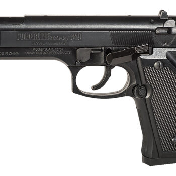 Daisy 0340 Powerline Air Pistol Spring Piston 177 13+1 Black Checkered Polymer Grips