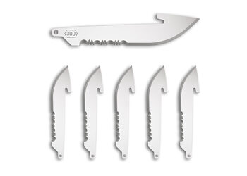 OD EDGE DROP-PT 3.0" SRTD BLADE 6PK