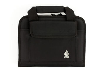 UTG DELUXE SINGLE PISTOL CASE BLK