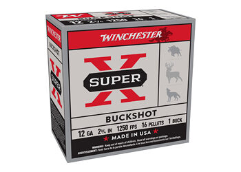 WIN SUPERX 12GA 2.75 BUCKSHOT 25/250
