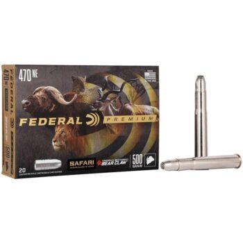 Federal Premium Cape-Shok Rifle Ammunition .470 Nitro 500 gr TBBC 2150 fps - 20/ct
