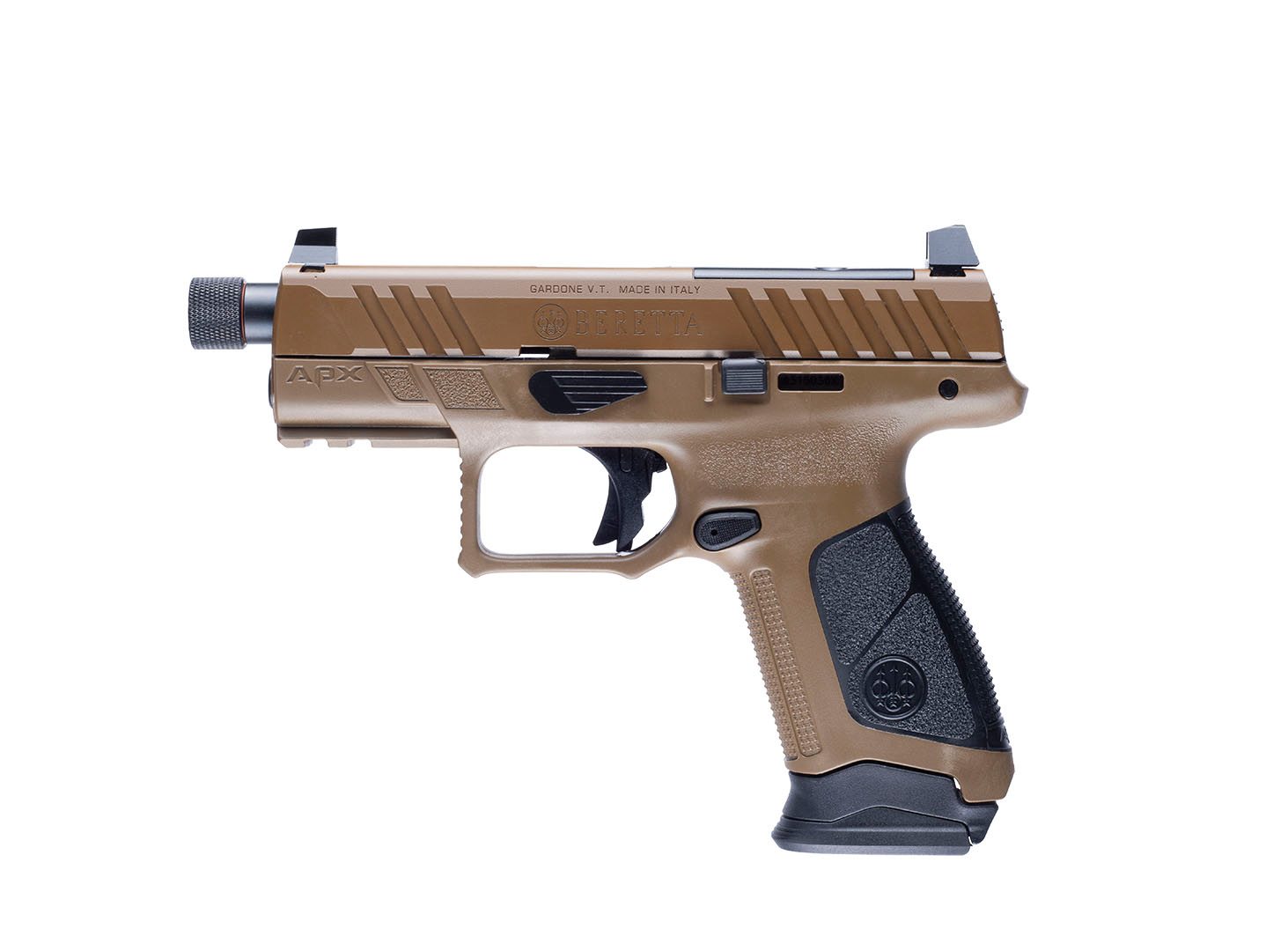 BERETTA APX A1 CPT TAC 9MM FDE 15+1 OR 3 BERETTA APX A1 CPT TAC 9MM FDE 15+1 OR