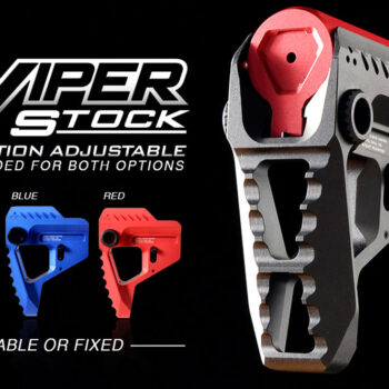 Strike VIPERPITBLU Pit Viper Stock  AR-Platform Blue Aluminum/Steel