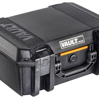 Pelican VCV300 Vault Case Large Black Polymer Holds 2 Handguns